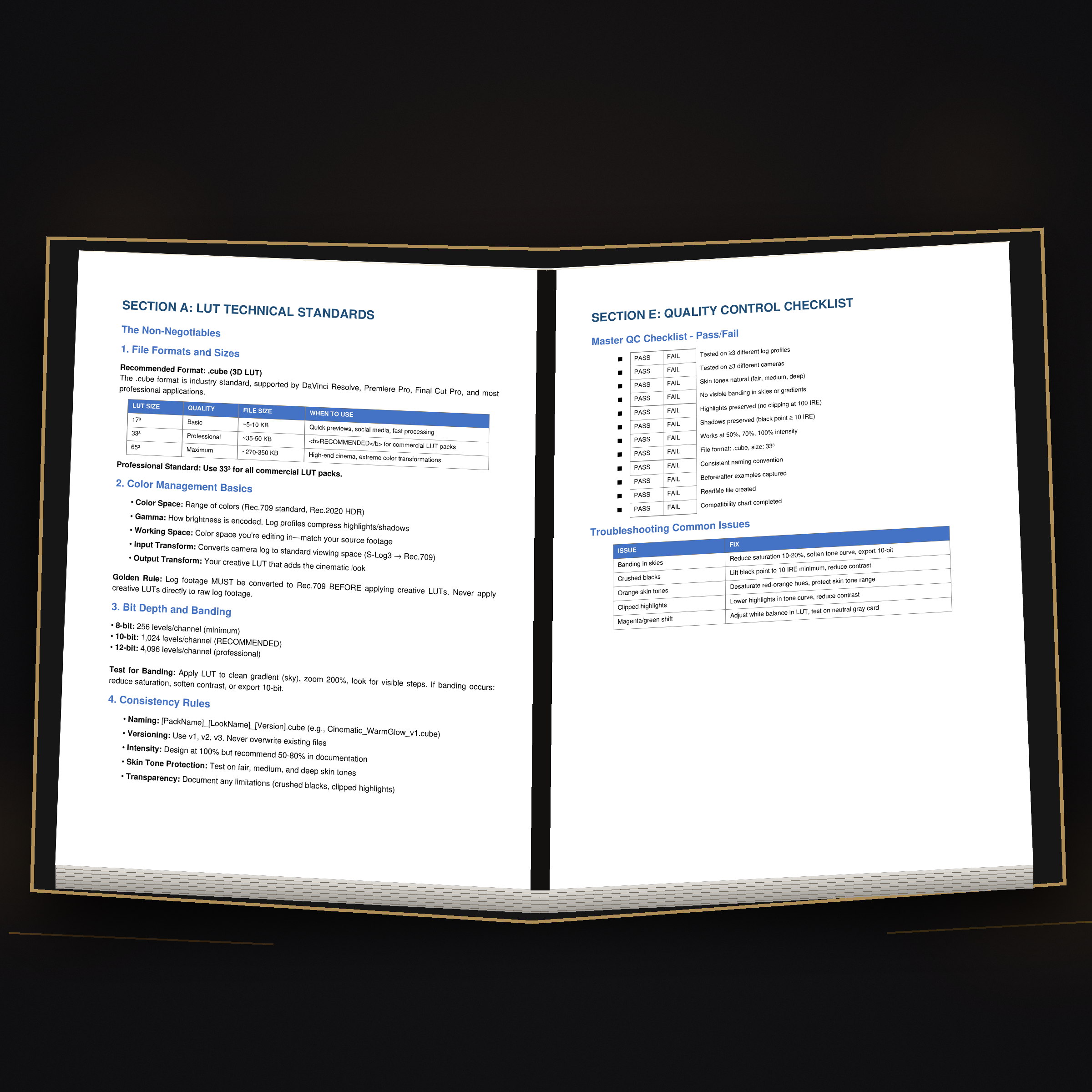 Professional LUT Creation Toolkit