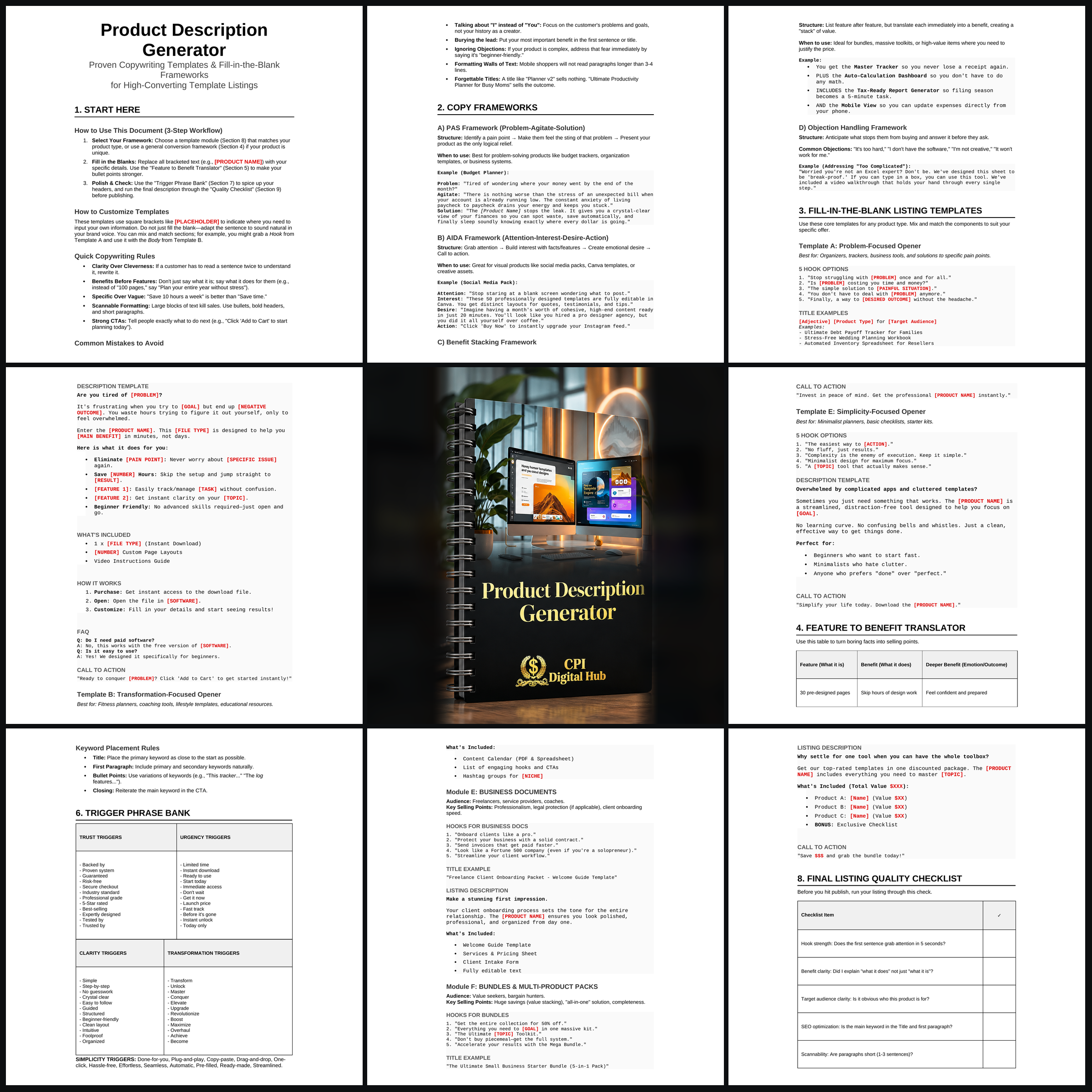 The Digital Templates Empire – Bundle