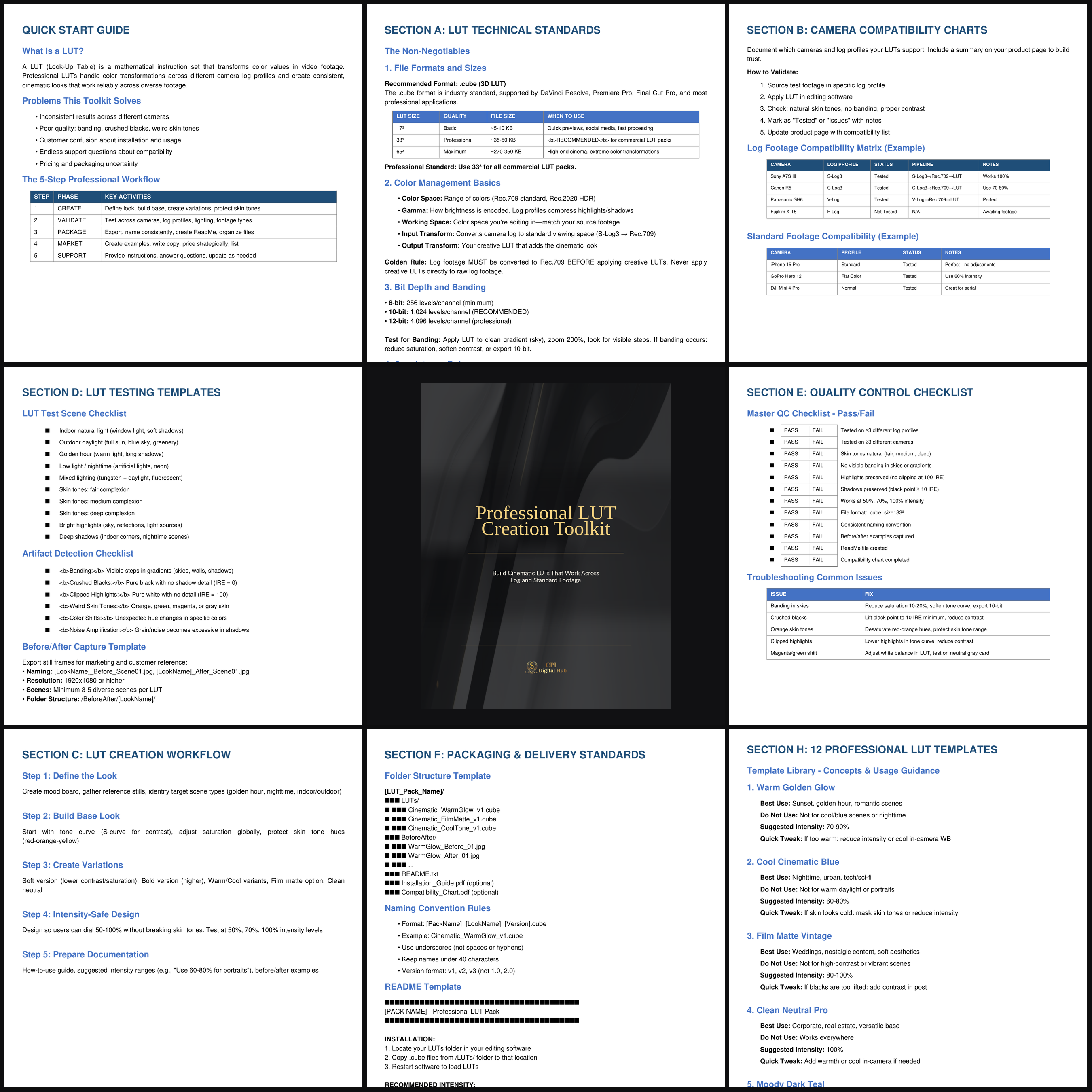 Professional LUT Creation Toolkit