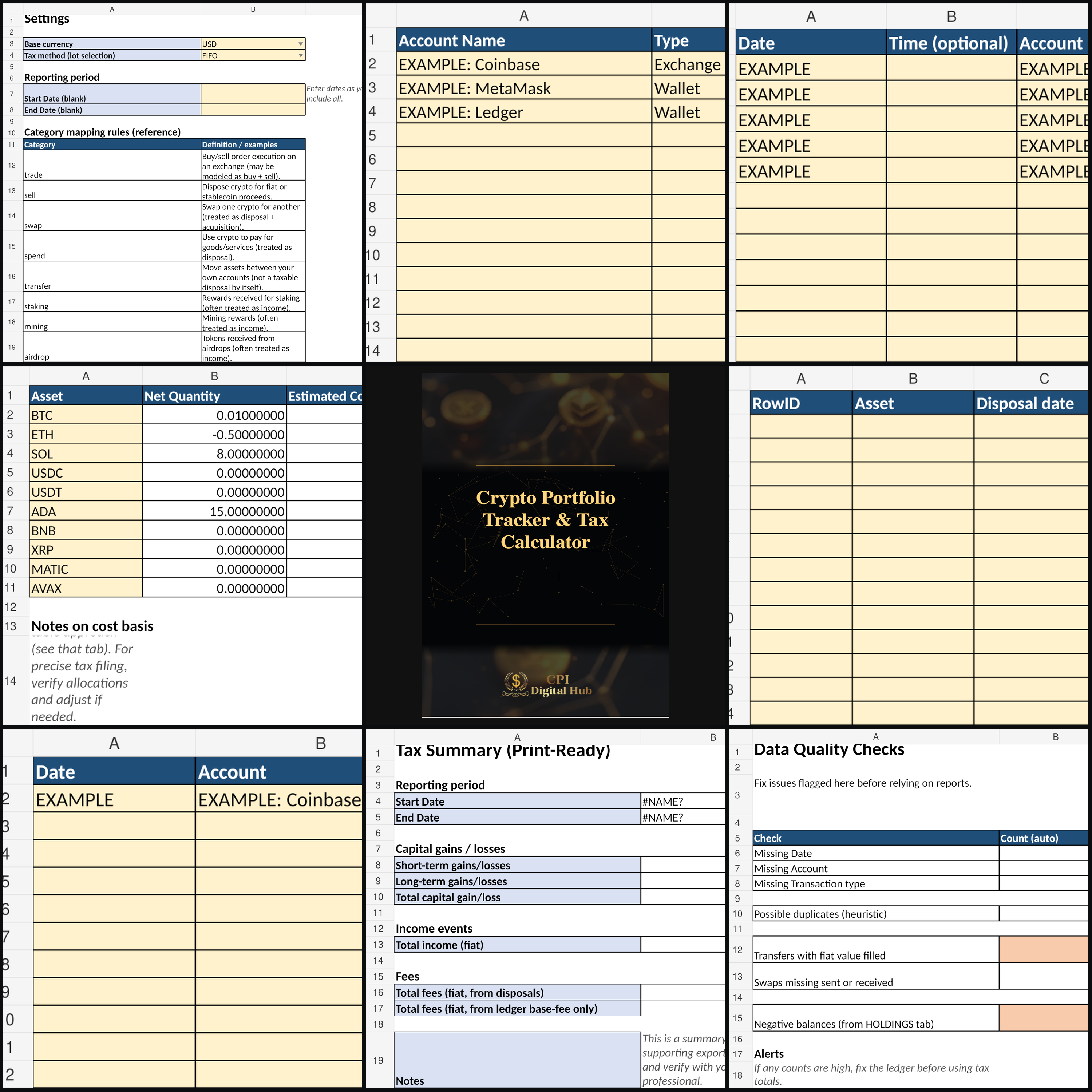 Crypto Portfolio Tracker & Tax Calculator