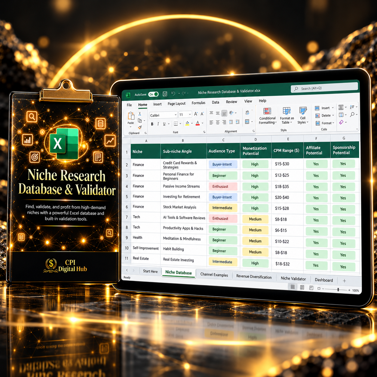 Niche Research Database & Validator