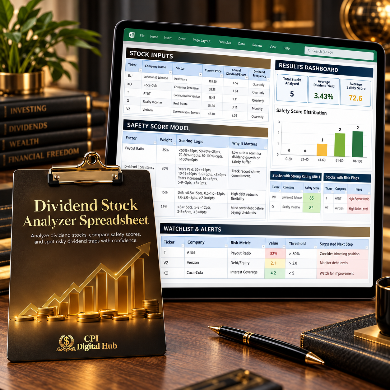 Dividend Stock Analyzer Spreadsheet