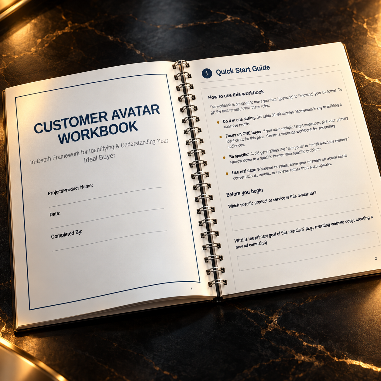 Customer Avatar Workbook