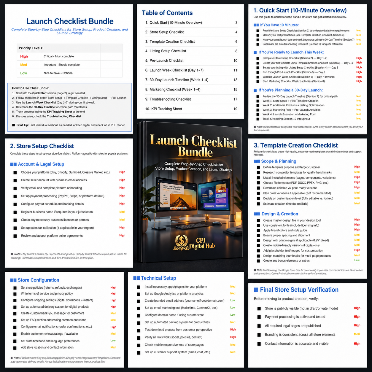 Launch Checklist Bundle