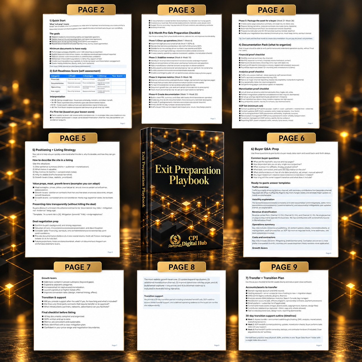 Exit Preparation Playbook