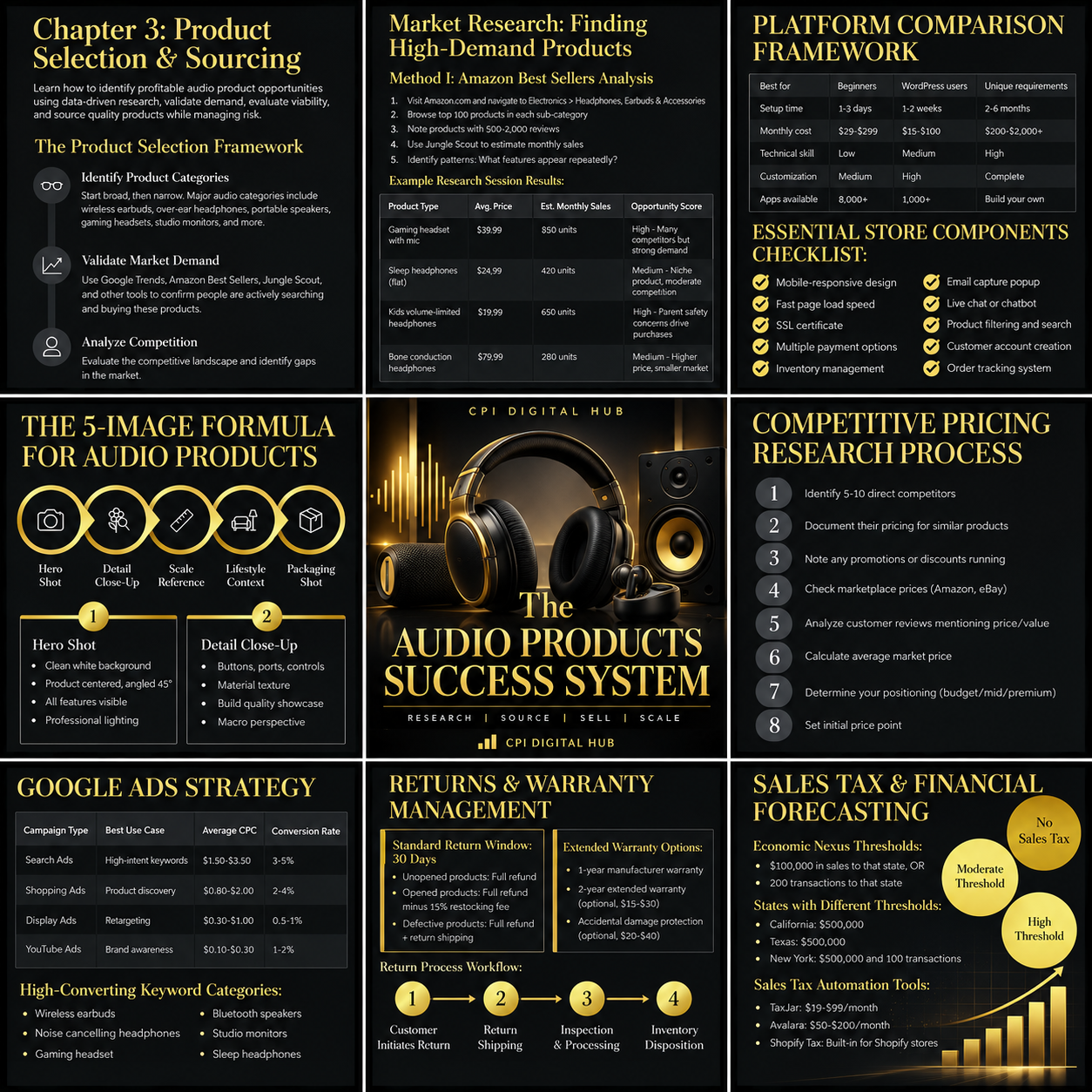 The Audio Products Success System