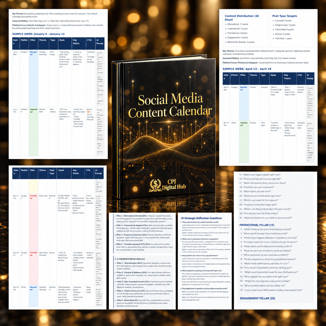 Social Media Content Calendar