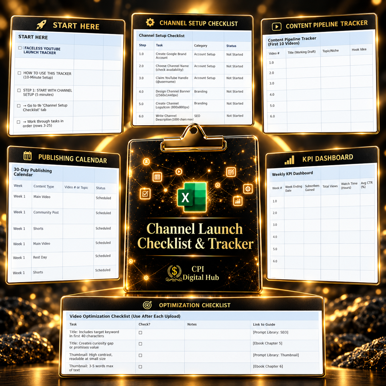 Channel Launch Checklist & Tracker