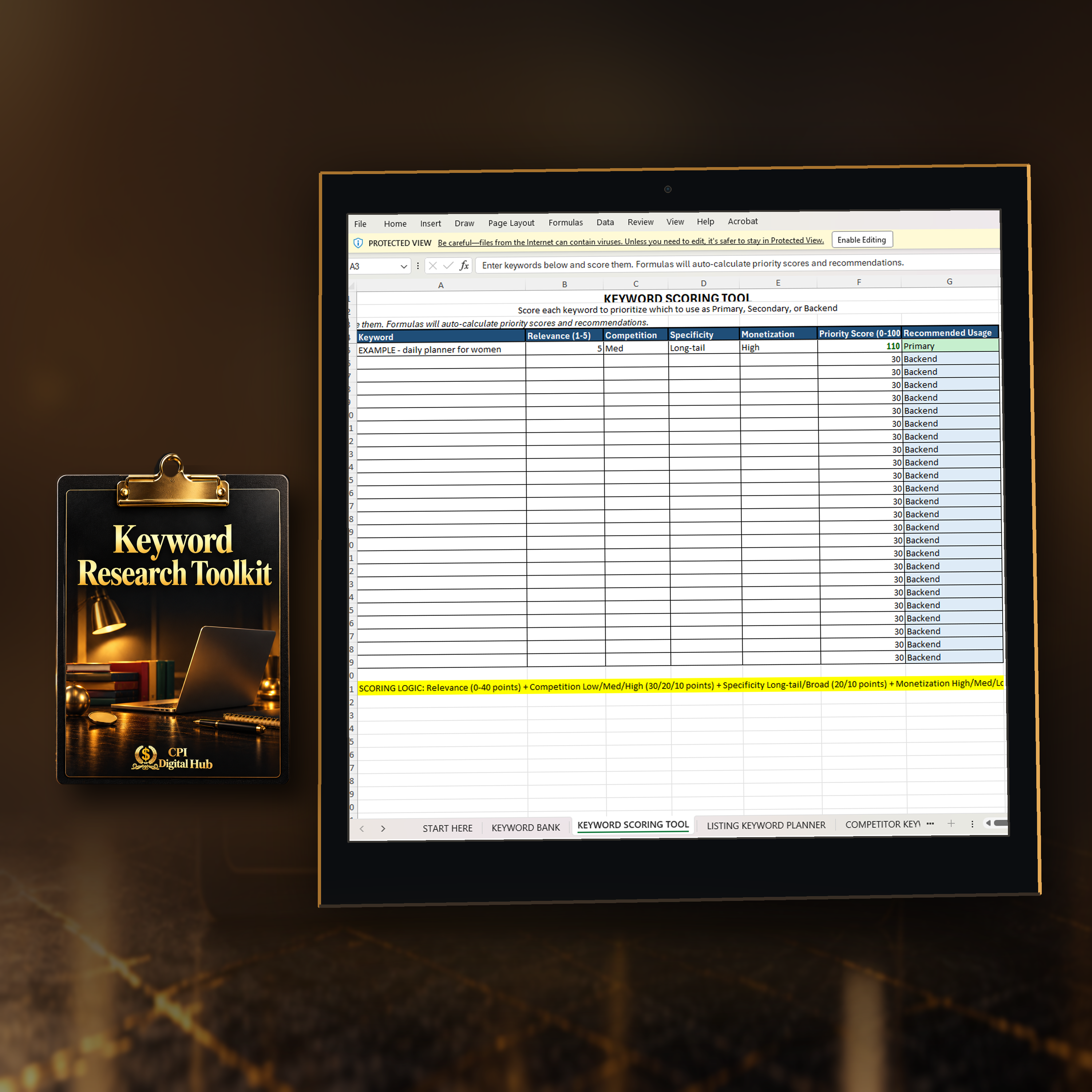 Keyword Research Toolkit