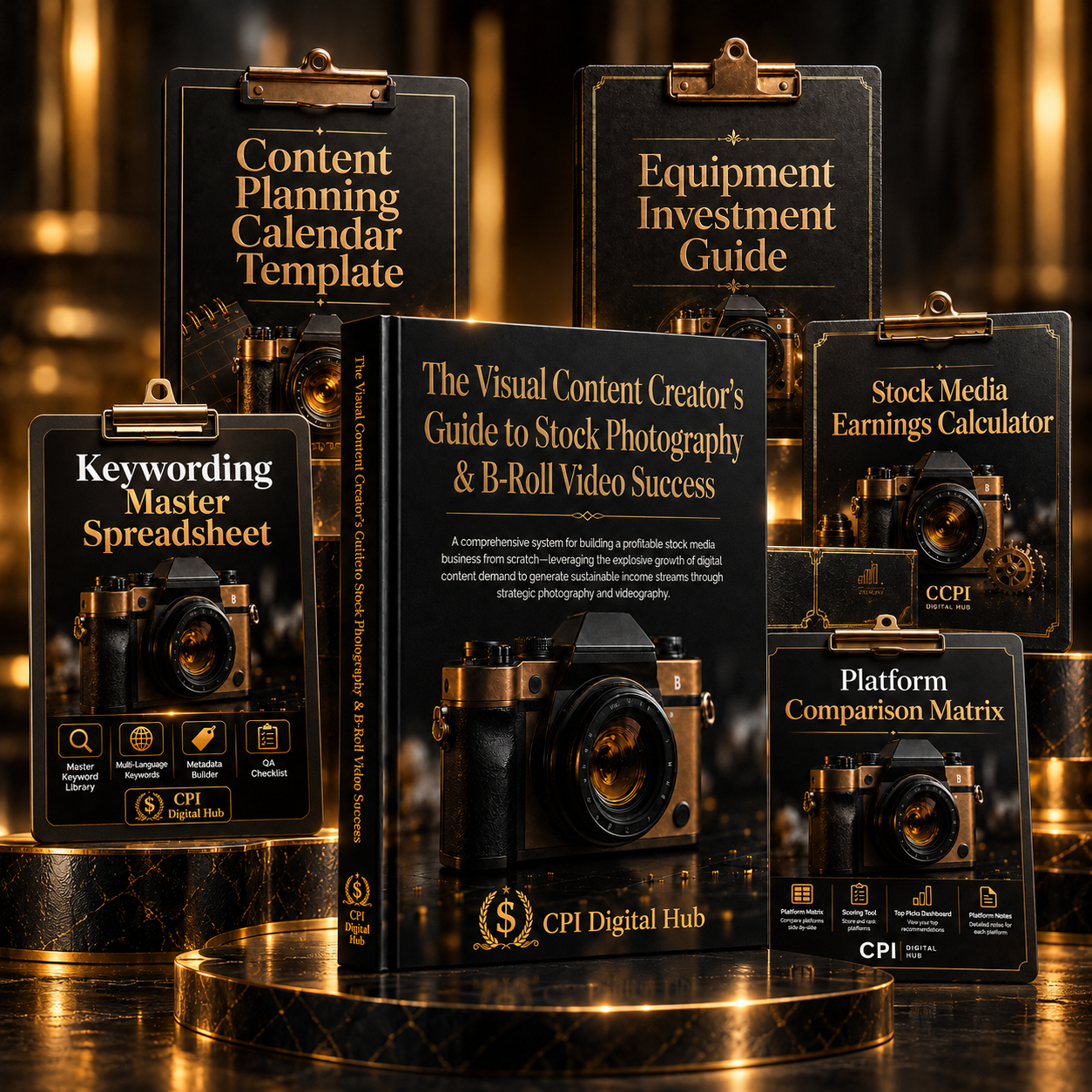 The Visual Content Creators Guide To Stock Photography and B-Roll Video Success – Bundle