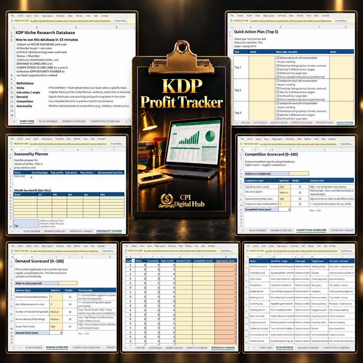 KDP Niche Research Database