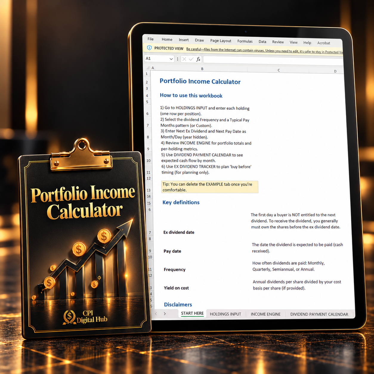 Portfolio Income Calculator